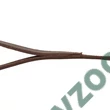 Trixie Póráz Rustic Bőr Széles XS–S 1.2m/12mm Sötétbarna .