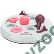 Trixie Játék Macskának Flip Board 23cm Bordó/Pink/Világosszürke .