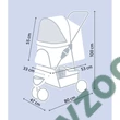 Trixie Szállító Buggy 3 Kerekű 47x100x80cm, 4,6kg .