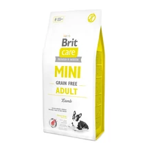 BRIT CARE MINI GRAIN FREE ADULT LAMB 2 KG .