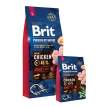 BRIT PREMIUM BY NATURE LARGE ADULT 3KG . BRIT PREMIUM BY NATURE LARGE ADULT 3KG .