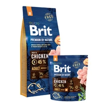 BRIT PREMIUM BY NATURE MEDIUM ADULT 3KG . BRIT PREMIUM BY NATURE MEDIUM ADULT 3KG .