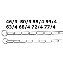 TRIXIE FOJTÓ NYAKÖRV 1 SOROS FÉM HOSSZÚSZEMŰ 46CM/3MM . TRIXIE FOJTÓ NYAKÖRV 1 SOROS FÉM HOSSZÚSZEMŰ 46CM/3MM .