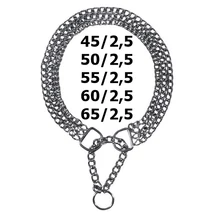 TRIXIE FOJTÓ NYAKÖRV 3 SOROS FÉM KOMBINÁLT 45CM/2,5MM . TRIXIE FOJTÓ NYAKÖRV 3 SOROS FÉM KOMBINÁLT 45CM/2,5MM .