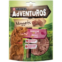ADVENTUROS Nuggets Vaddisznó, vad ízű kutya jutalomfalat 90g  .