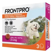 FRONTPRO RÁGÓTABLETTA KUTYA XS 2-4KG 3X