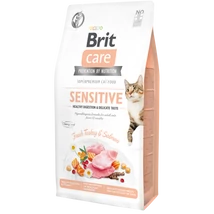 Brit Care Cat SENSITIVE PULYKA & LAZAC Gabonamentes 2kg .