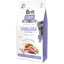 Brit Care Cat STERILISED - WEIGHT CONTROL KACSA & PULYKA Gabonamentes  2kg .