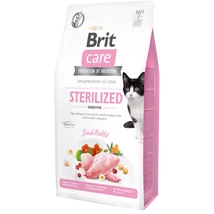 Brit Care Cat STERILISED - SENSITIVE NYÚL Gabonamentes 2kg .
