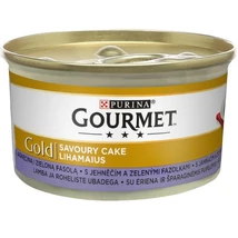 GOURMET GOLD Savoury Cake Báránnyal és zöldbabbal nedves macskaeledel 85g . GOURMET GOLD Savoury Cake Báránnyal és zöldbabbal nedves macskaeledel 85g .