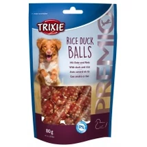TRIXIE Jutalomfalat Premio Rizs+Kacsás Labdák 80gr .