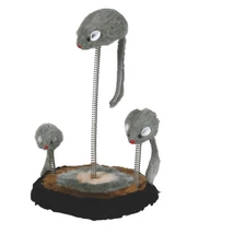 TRIXIE Játék Macska 2 Rugós Egérrel 15x22cm .