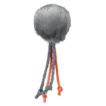 TRIXIE Játék Plüss Labda kötéllel 4cm .