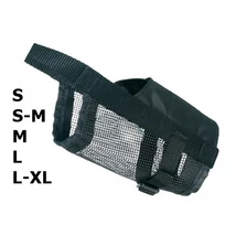 TRIXIE SZÁJKOSÁR NYLON ÉS HÁLÓS S FEKETE .