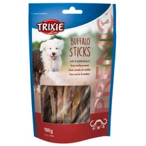 TRIXIE PREMIO BUFFALO STICK BIVALYHÚSCSÍKOK 100G .