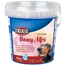 TRIXIE Jutalomfalat Soft Snack Bony Mix Vödrös 500gr .