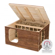 TRIXIE FA HÁZ HILKE SZÉNA TARTÓVAL 40X23X32CM . TRIXIE FA HÁZ HILKE SZÉNA TARTÓVAL 40X23X32CM .