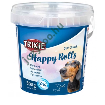 Trixie Jutalomfalat Soft Snack Happy Rolls Vödörs 500gr .
