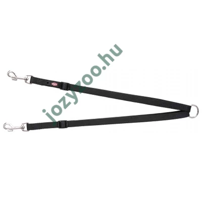 Trixie Póráz Új Prémium Kettős Vezető XS–M 40–70 cm/15mm fekete .