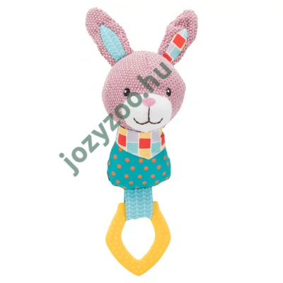 Trixie Játék Junior Szövet Nyúl Karikával 23cm .