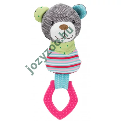 Trixie Játék Junior Szövet Medve Karikával 23cm .