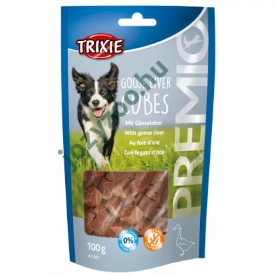 Trixie Jutalomfalat Premio Libamáj kockák, 100g .
