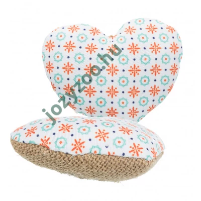 Trixie Játék Macskának Szív Juta/Szövet 8cm .