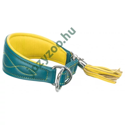 Trixie Nyakörv Active Comfort Agaraknak XS 21–26 cm/40mm Olajkék/ Sárga .