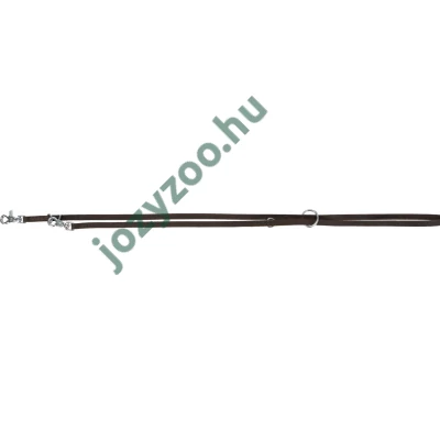 Trixie Póráz Rustic Bőr Széles XS–S 2m/12mm Sötétbarna .