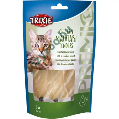 Trixie Jutalomfalat Macskának Csirkemell Matatabi Pálcán 3db/55g .