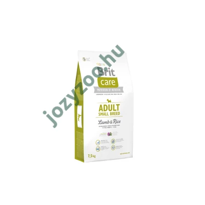 BRIT CARE ADULT SMALL BREED LAMB & RICE 1KG .
