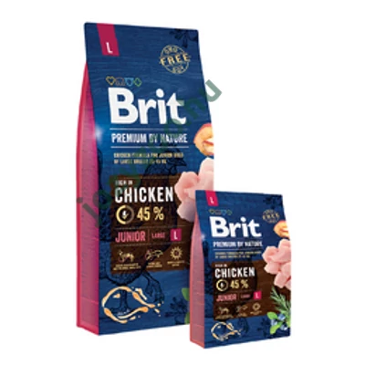 BRIT PREMIUM BY NATURE LARGE JUNIOR 3KG .