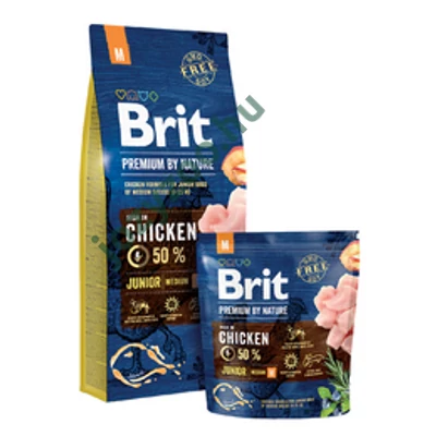 BRIT PREMIUM BY NATURE MEDIUM JUNIOR 3KG .