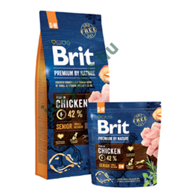 BRIT PREMIUM BY NATURE SMALL/ MEDIUM SENIOR 3KG .