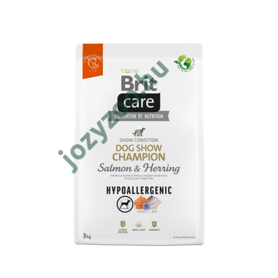 BRIT CARE DOG HYPOALLERGENIC SALMON&HERING DOG SHOW CHAMPION 3 KG