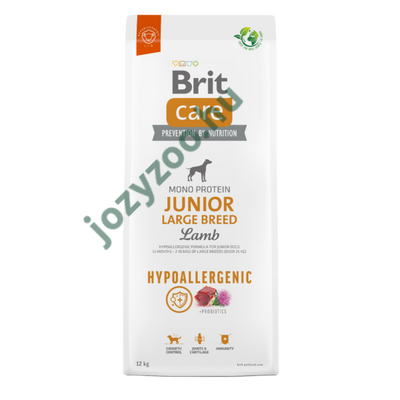 BRIT CARE DOG HYPOALLERGENIC LAMB JUNIOR LARGE BREED 12 KG