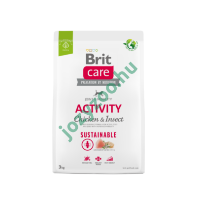 BRIT CARE DOG SUSTAINABLE INSECT ACTIVITY 3 KG
