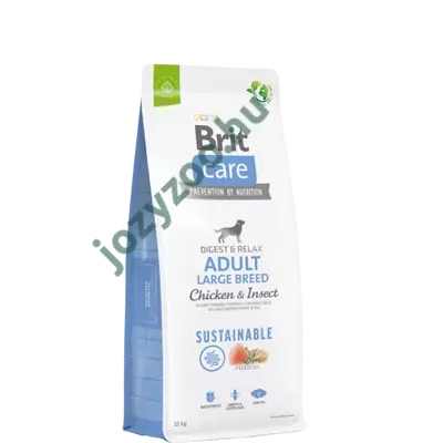 BRIT CARE DOG SUSTAINABLE INSECT ADULT LARGE BREED 12 KG