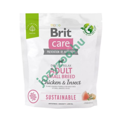 BRIT CARE DOG SUSTAINABLE INSECT ADULT SMALL BREED 1 KG