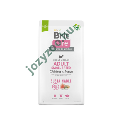BRIT CARE DOG SUSTAINABLE INSECT ADULT SMALL BREED 7 KG