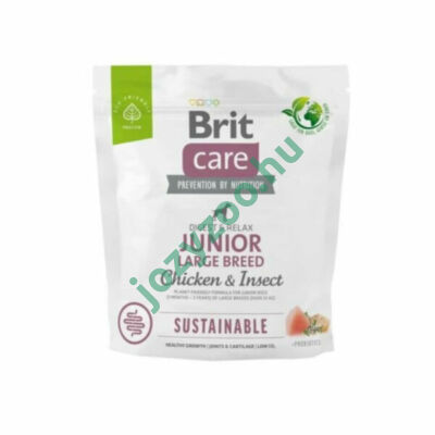 BRIT CARE DOG SUSTAINABLE INSECT JUNIOR LARGE BREED 1 KG
