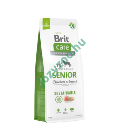 BRIT CARE DOG SUSTAINABLE INSECT SENIOR 12 KG
