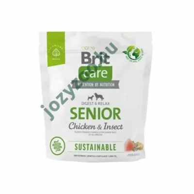 BRIT CARE DOG SUSTAINABLE INSECT SENIOR 1 KG