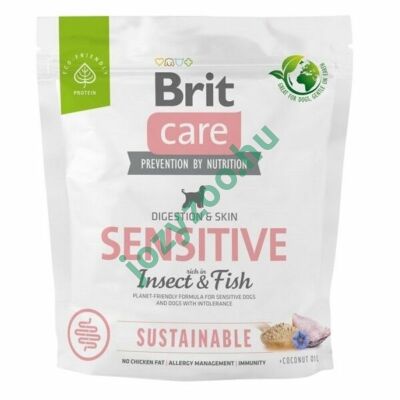 BRIT CARE DOG SUSTAINABLE INSECT SENSITIVE 1 KG