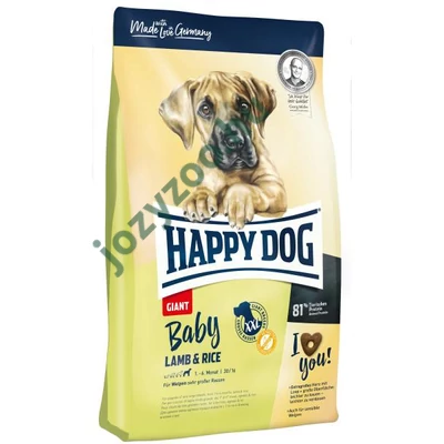 HAPPY DOG BABY GIANT LAMM/REIS 15KG 