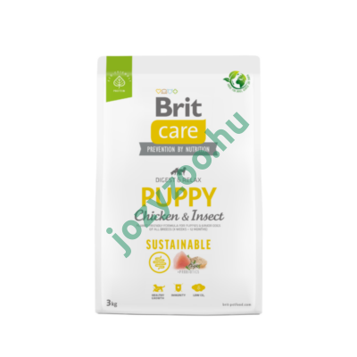 BRIT CARE DOG SUSTAINABLE INSECT PUPPY 3 KG