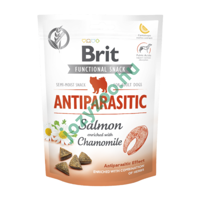 Brit Care Functional Snack ANTIPARASITIC Lazac kamillával 150g .