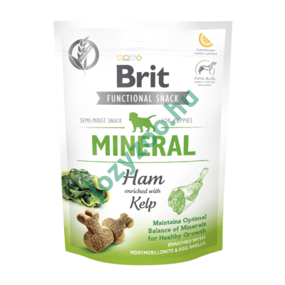 Brit Care Functional Snack MINERAL Sonkás-hináros 150g .