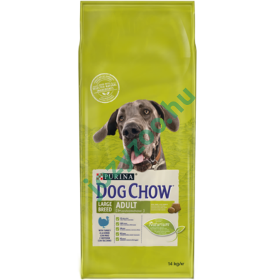 DOG CHOW Large Breed Adult Pulykával száraz kutyaeledel 14kg .