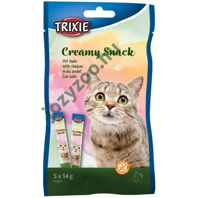 Trixie Jutalomfalat Creamy snack csirkével 5x14gr